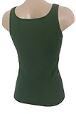 HERMKO 61310 Damen Funktions Wäsche Unterhemd Shirt Tank Top, ideal für Sport und Freizeit, bioaktive Ausrüstung, Größe:36/38 (S), Farbe:olive -
