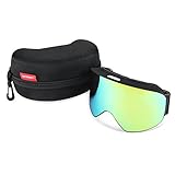 HAMSWAN SNOW-5101 Skibrille Anti-Fog Double Objektiv UV400 Schutz abnehmbare OTG für Skifahren / Klettern / Schneemobile (Vergoldung) - 8