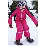 Kinderski für Tricks, Lernen und Spaß im Schnee für Größe 24-41 - flexibel, bequem u. sicher an allen Schuhen/Stiefeln - hochwertigen Anschnallriemen - ideale Plastik-skis für Kinder (Pink) - 3