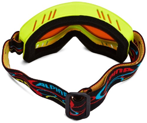 Alpina Kinder Skibrille Carvy 2.0, lime, One Size, 7076471 - 4