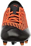 Puma Unisex-Kinder Future 2.4 FG/AG JR Fußballschuhe, Schwarz Black-Shocking Orange 02, 35 EU - 4
