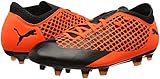 Puma Unisex-Kinder Future 2.4 FG/AG JR Fußballschuhe, Schwarz Black-Shocking Orange 02, 35 EU - 5