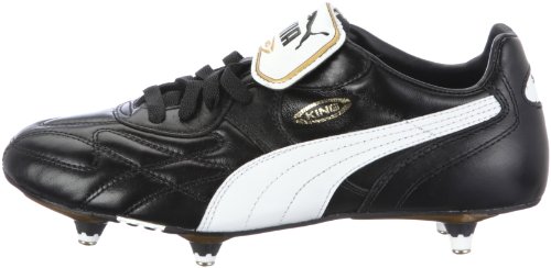 Puma King Pro SG, Unisex-Erwachsene Fußballschuhe, Schwarz (black-white-team gold 01), 38 EU (5 Erwachsene UK) - 7