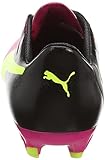 Puma EvoPower 1.3 Tricks FG Jr, Unisex-Kinder Fußballschuhe, Pink (Pink glo-Safety Yellow-Black 01), 37 EU (4 Kinder UK) - 2