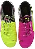 Puma EvoPower 1.3 Tricks FG Jr, Unisex-Kinder Fußballschuhe, Pink (Pink glo-Safety Yellow-Black 01), 37 EU (4 Kinder UK) - 5