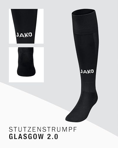 Jako Herren Stutzenstrumpf Glasgow 2.0, Schwarz - 3