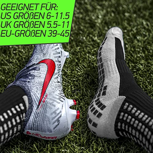 LUX rutschfeste Sport Socken, Gummi-Pads - 10