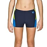 arena Jungen Sport Badehose Ren (Schnelltrocknend, UV-Schutz UPF 50+, Chlor-/Salzwasserbeständig), Navy-Pix Blue-Leaf (708), 140 - 3