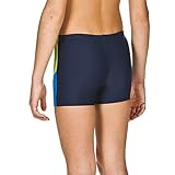 arena Jungen Sport Badehose Ren (Schnelltrocknend, UV-Schutz UPF 50+, Chlor-/Salzwasserbeständig), Navy-Pix Blue-Leaf (708), 140 - 4