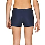 arena Jungen Sport Badehose Ren (Schnelltrocknend, UV-Schutz UPF 50+, Chlor-/Salzwasserbeständig), Navy-Pix Blue-Leaf (708), 140 - 6