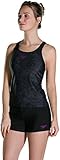 Speedo Damen Boom Tankini mit Badeanzug, schwarz (Black/Oxid Grey), DE: 44 - 3