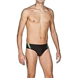 arena Herren Badehose Slip Urban, Black/Turquoise/Leaf, 6 - 2