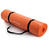 Readaeer® Fitnessmatte Yogini für Gymnastik Yoga Pilates 183 x 61 x 1,0 cm mit Tasche und Tragegurt(orange) - 3