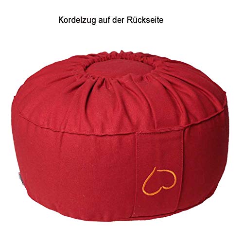 maylow – Yoga mit Herz, Meditationskissen mit Stickerei - 4