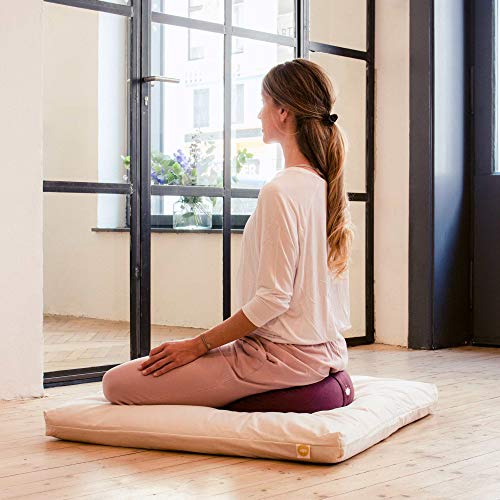 Lotuscrafts Yogakissen Halbmond Shanti, 100% Baumwolle - 6