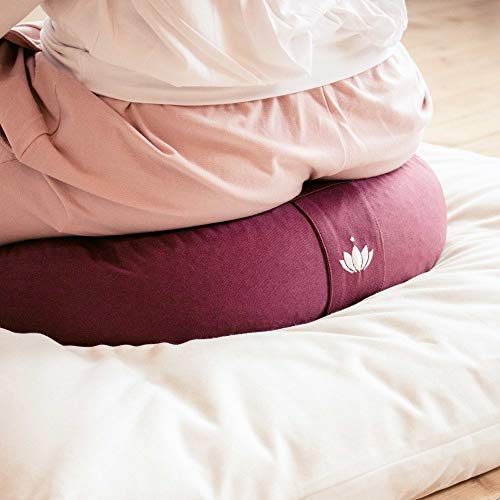 Lotuscrafts Yogakissen Halbmond Shanti, 100% Baumwolle - 7