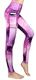 Munvot Schöne Galaxy Printed Damen Yoga Leggings Tights Sporthose Laufhose Jogginghose Yogahosen für Damen - 5