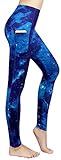 Munvot Schöne Galaxy Printed Damen Yoga Leggings Tights Sporthose Laufhose Jogginghose Yogahosen für Damen - 6