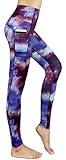 Munvot Schöne Galaxy Printed Damen Yoga Leggings Tights Sporthose Laufhose Jogginghose Yogahosen für Damen - 9