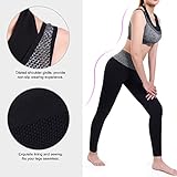 Vbiger Sport BH Yoga BH Damen Jogginghose Damen Sport Leggings Yoga Hose Trainingshose Sport Bustier ohne Bügel, Grau, M - 4