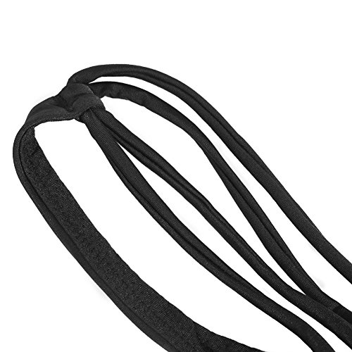 Yoga Fitness Bustier mit X-Rücken, Schwarz - 6