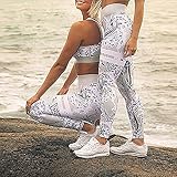 Morbuy Bekleidung Yoga Set, Komfort Damen Sport BH Jogginghose Sport Leggings Yoga Hose Trainingshose Sport Bustier Ohne Bügel Yoga Fitness Training - 3