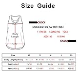 icyzone Yoga Sport Tank Top Damen Racerback Lauftop Fitness Running Shirt Oberteile (M, Charcoal) - 6