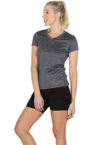 icyzone Sport T-Shirt Damen Kurzarm Laufshirt - 2