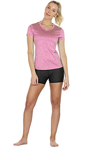 icyzone Sport T-Shirt Damen Kurzarm Laufshirt - 4