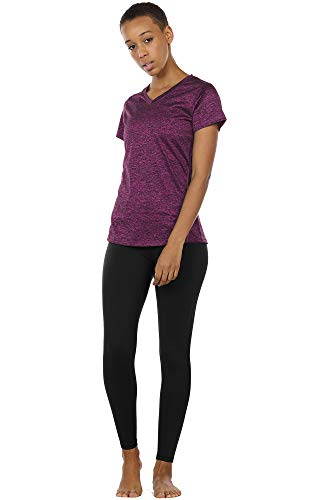 icyzone Sport T-Shirt Damen Kurzarm Laufshirt - 6