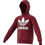 adidas Jungen Trefoil Hoodie, Collegiate Burgundy/White, 152 - 2