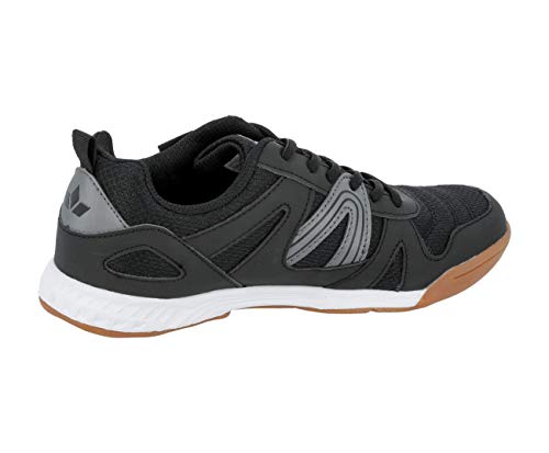 Lico Herren Fit Indoor Hallenschuhe, (SCHWARZ/GRAU), 42 EU - 4