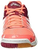 ASICS Damen Gel-Rocket 7 Volleyballschuhe, Mehrfarbig (Flash Coral/White/Cerise), 43.5 EU - 4