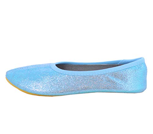 Beck Mädchen Basic Gymnastikschuhe, Blau (Hellblau 04), 34 EU - 8