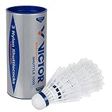 VICTOR Badminton Set, 2x V-3100 / Racketbag / 3x Nylonball, Rot/Blau - 5