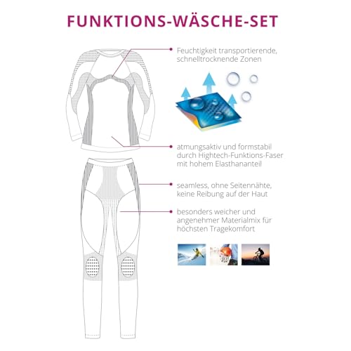 Gomati Damen Ski-, Thermo- & Funktionswäsche Set - 6