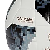 adidas World Cup Ball Fußball, White/Black/Silvmt, 4 - 2