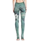 SEEU Yogahosen Fitness Leggings Grün M - 3