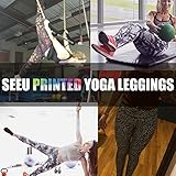 SEEU Yogahosen Fitness Leggings Grün M - 6