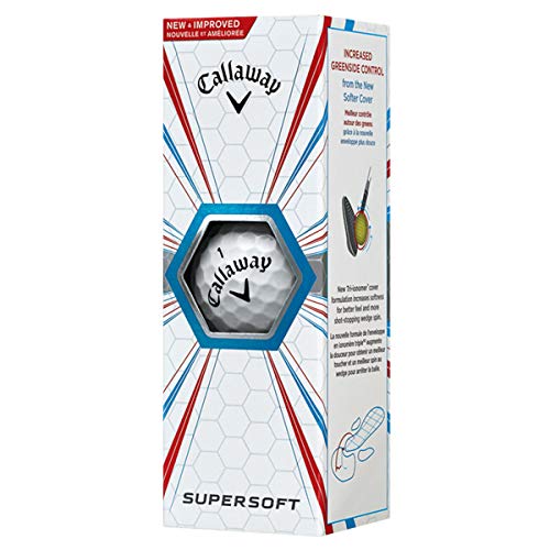 Callaway Supersoft-Golfbälle Einheitsgröße weiß - 2