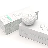 MYNT „Talent“ Premium Golfbälle im 3er Pack | Kautschuk + Surlyn Beschichtung | 332 Dimple Design | Für Profis & Anfänger | 3X Golfball in Weiß - 5