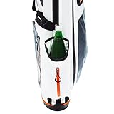 BIG MAX Dri Lite 7 Standbag - Ultraleicht & Wasserabweisend - 2017 (White/Charcoal/Orange) - 2