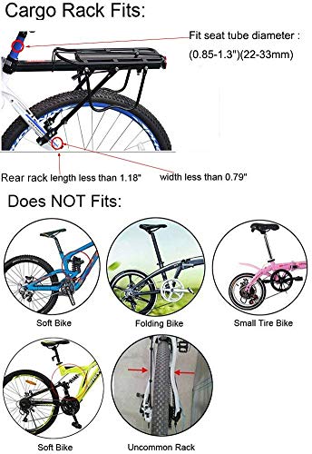 Calar einstellbarer Fahrrad Gepäckträger - 6