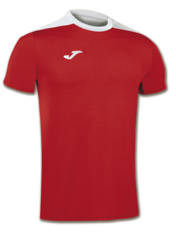 Joma Spike Volleyball Trikot Kurzarm rot-weiß Kinder