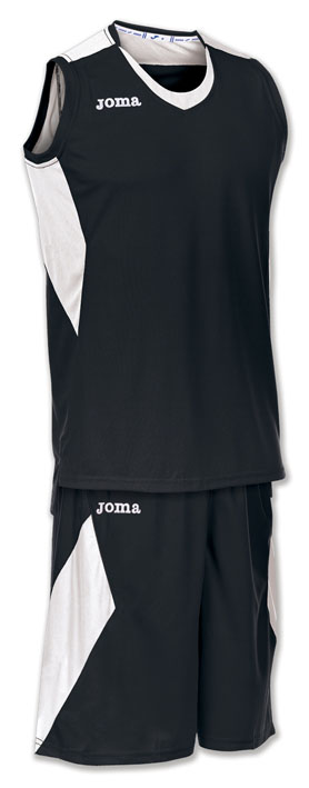 Joma Set Space Basketball Trikot-Set schwarz-weiß