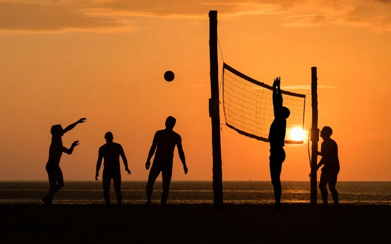 Auch im Beachvolleyball ging es 2017 bislang „hoch her“, so zuletzt bei den WM in Wien. Symbolfoto