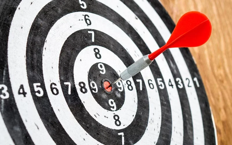 Erfolgreiche Darts-Pfeile zum Jahresende