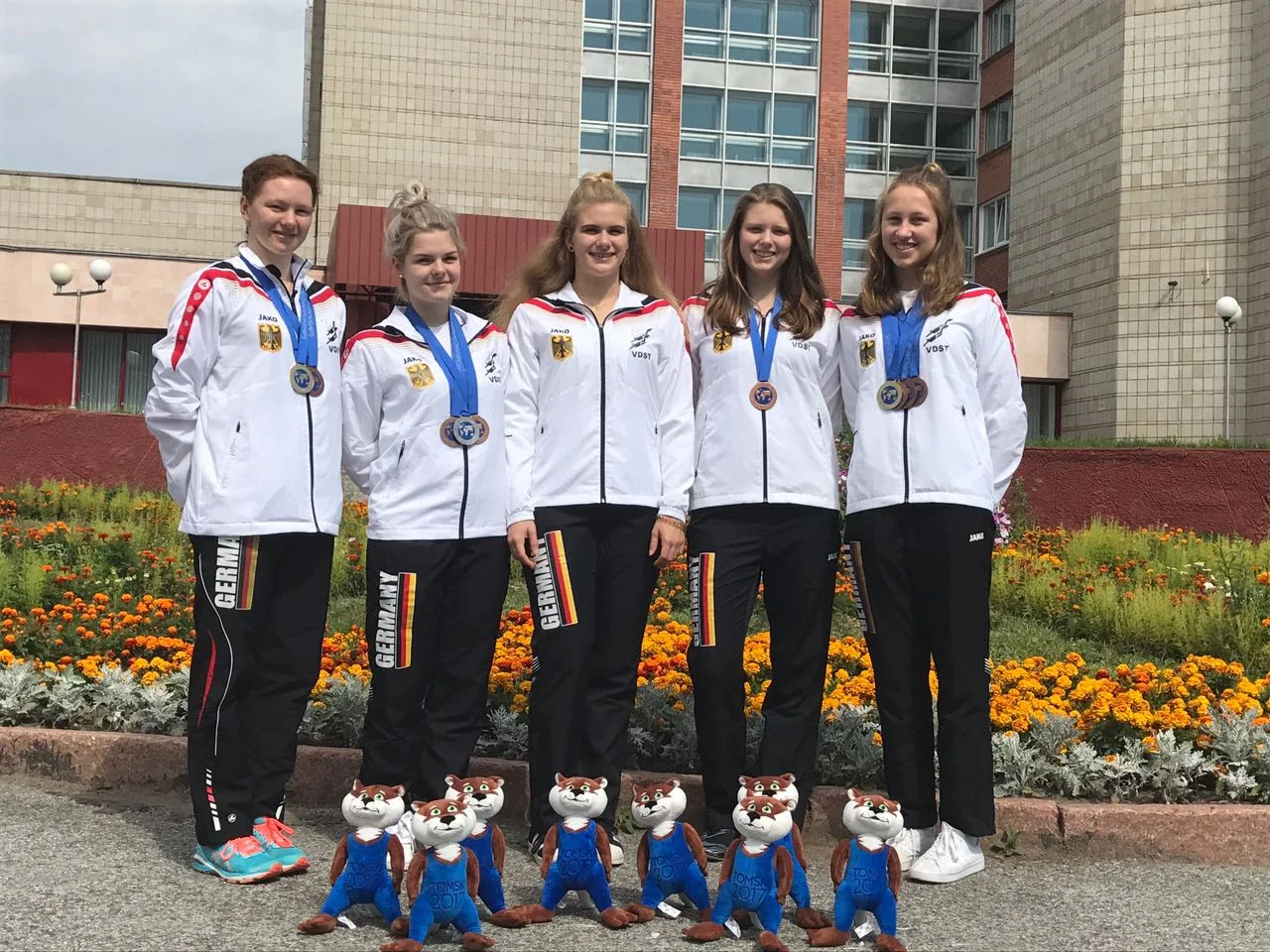 Das junge Damen-Team / Foto: VDST