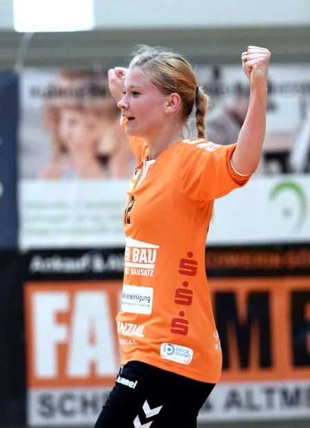 Schwerins Goalie Andrea Klasen. Foto: Dietmar Albrecht