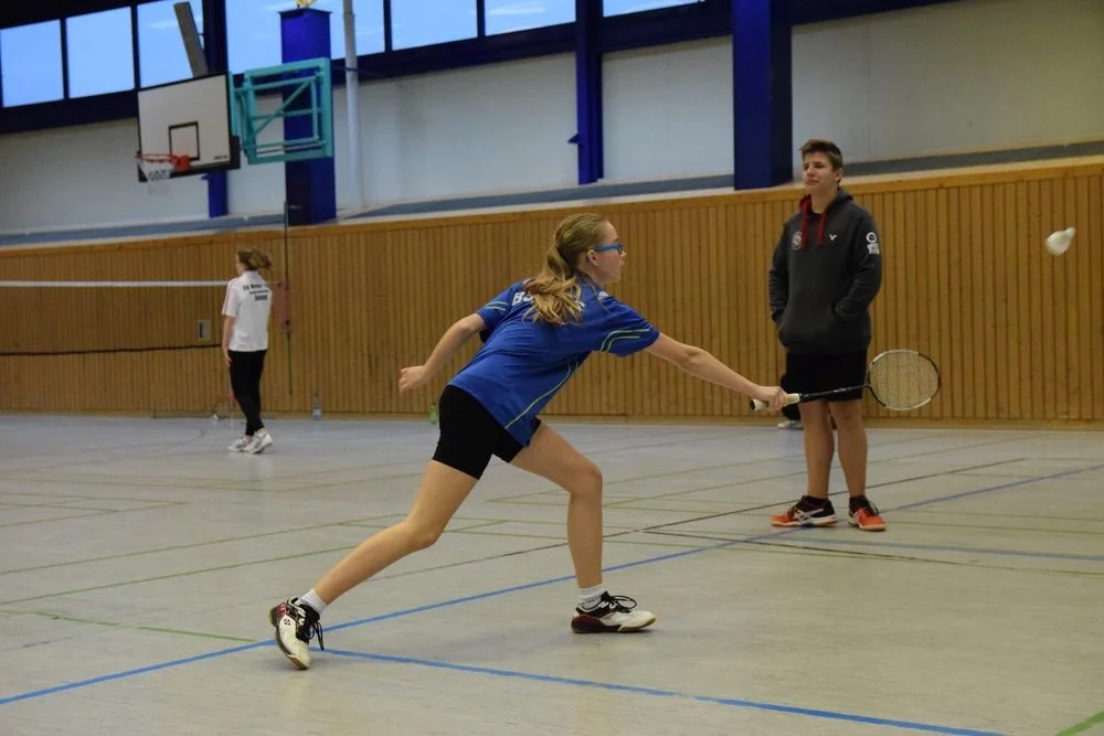 Siegte im Mädchendoppel U15: Milena Boelssen vom Badminton-Sport-Club 95 Schwerin (FOTO: BSC)